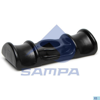 SA 202021 Пластина верх. рессоры зад. под стремянки