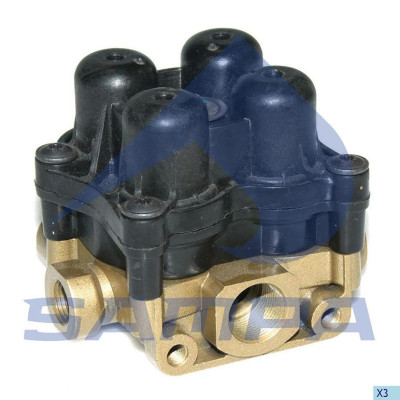 SA 09407501 Кран 4-х контурный защитный