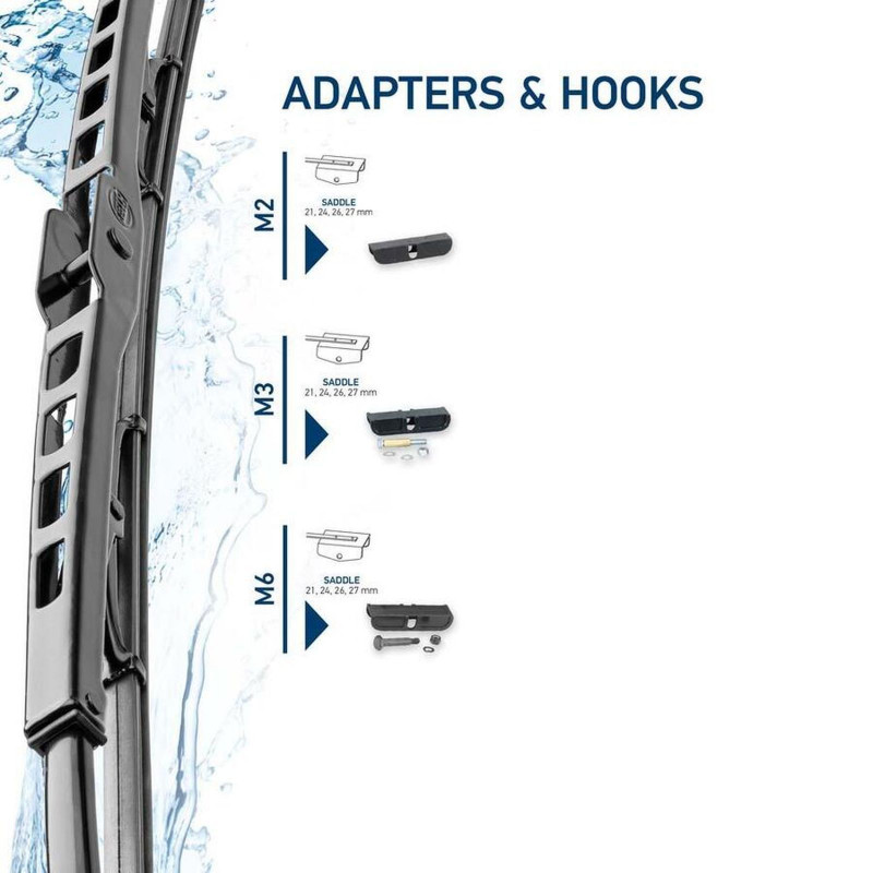 9XW184107361 Щетка стеклоочистителя каркасная, для коммерческого транспорта 36" — 3