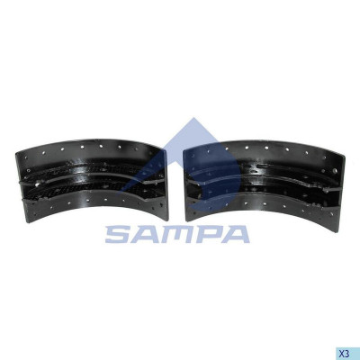 030647 Тормозные колодки комплект 2 шт. 410*175