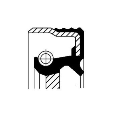 12015120B Сальник привода вискомуфты 55*70*8