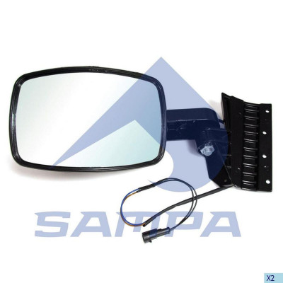 SA 061163 Зеркало бордюрное с подогревом