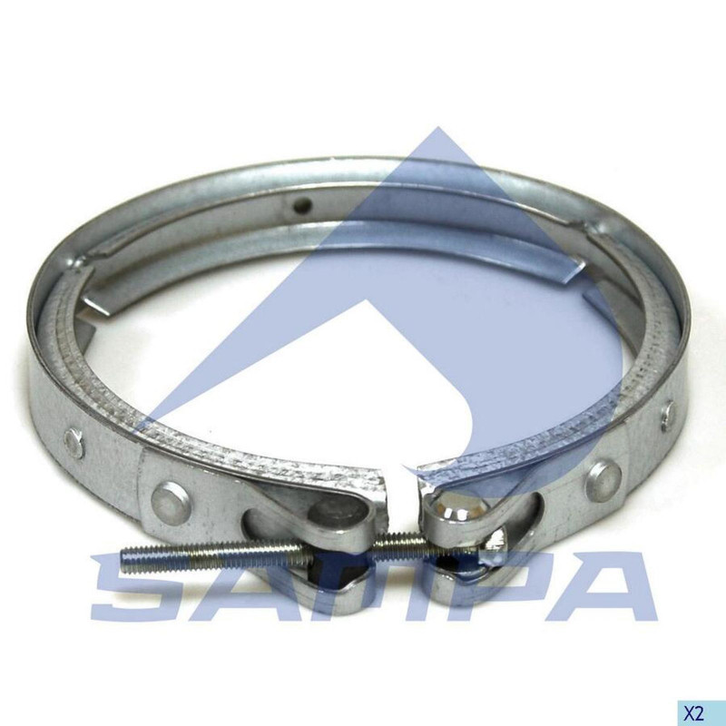 SA 060220 Хомут ТКР глушителя клиновой D=120 mm — 2