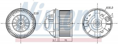87245 Мотор отопителя
