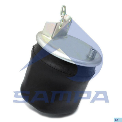 SA SP556418K Пневморессора с кронштейном , металлический стакан