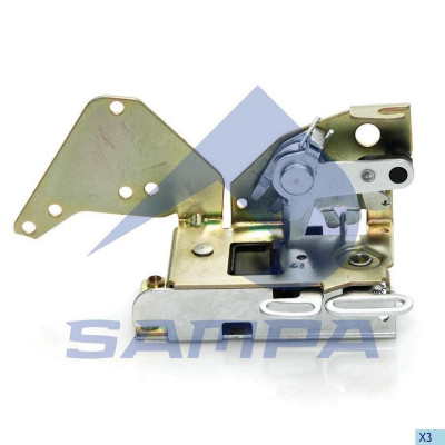 SA 043176 Замок двери лев. Scania 4/P/G/R/T