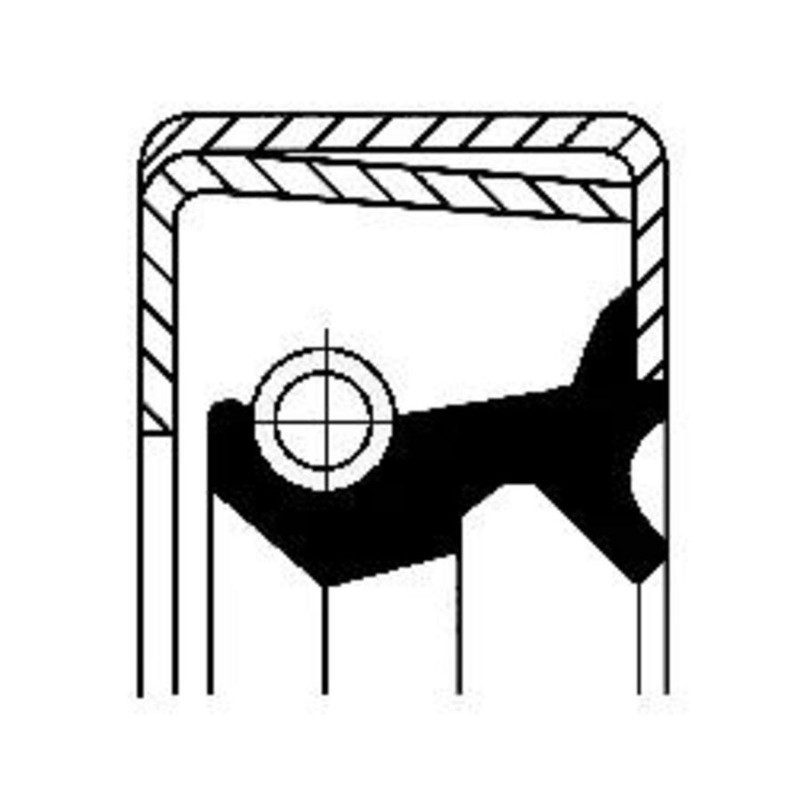 12011410B Сальник ступицы задней — 1