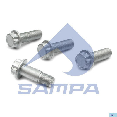 SA 075619 Комплект болтов крепления тормозного суппорта SAF