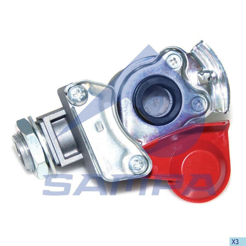 095090 Головка соединительная без клапана красная М16х1,5 — 1