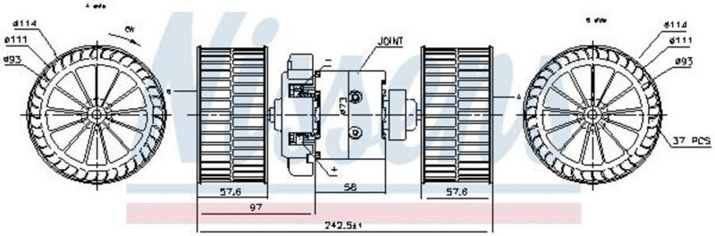 87191 Электродвигатель отопителя — 6