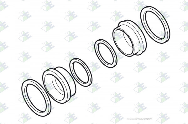 ER 88530921 Комплект уплотнений картера КПП FH I-Shift — 1