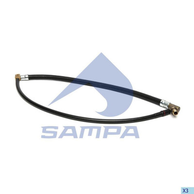 206069 Шланг тормозной передний