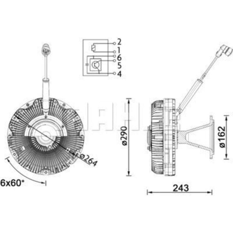 CFC173000P Вязкостная муфта — 4