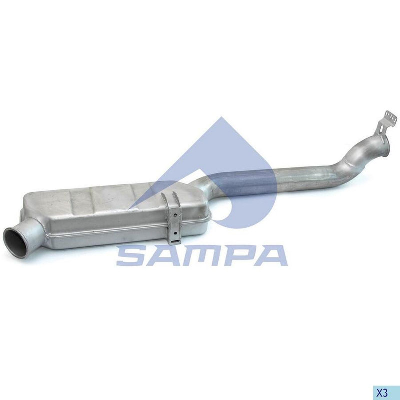 SA 041375 Труба глушителя выхлопная Scania P/G/R/T серия — 1