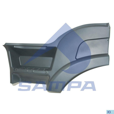 SA 18600064 Подножка левая Stralis-Trakker