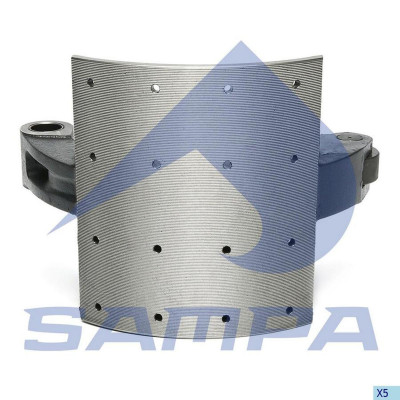 SA 041018 Колодка тормозная задняя 413*254