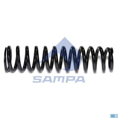SA 041284 Пружина амортизатора кабины зад.