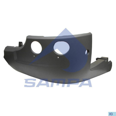 18400375 Угол бампера левый