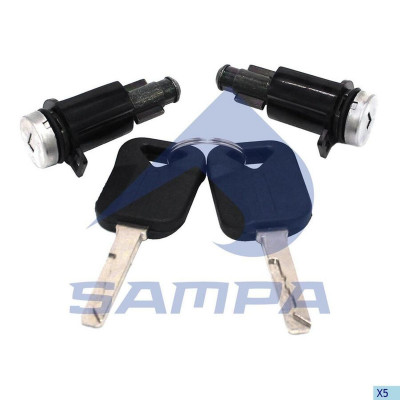 SA 035207 Личинка замка двери + 2 ключа