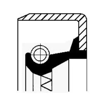 20019176B Сальник ступицы задней 50*65*8