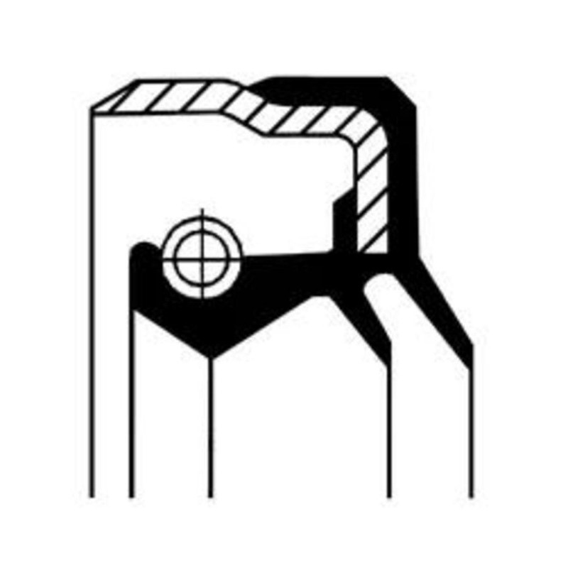 01029917B Радиальное уплотнение ДКП G172 105*130*12/17-FPM — 1