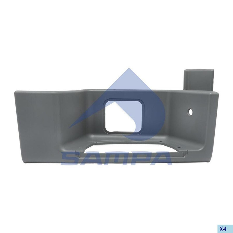 18200060 Корпус подножки правый TGA,TGS серый пластик — 1