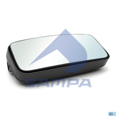 SA 024061 Зеркало левое с подогревом и эл.регулировкой