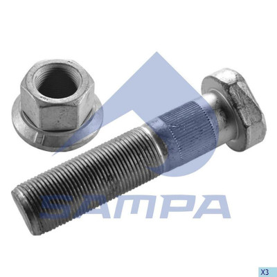 SA 075600 Болт колесный с гайкой М22*1,5*93