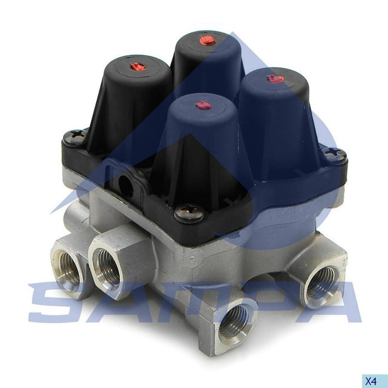 3308701 Кран защитный 4-х контурный — 1