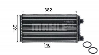 AH133000P Теплообменник отопление салона