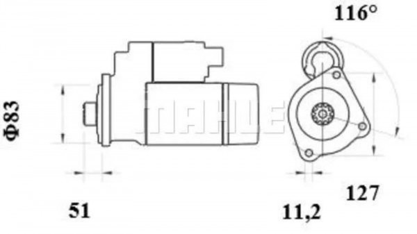 MS891 Стартер — 1