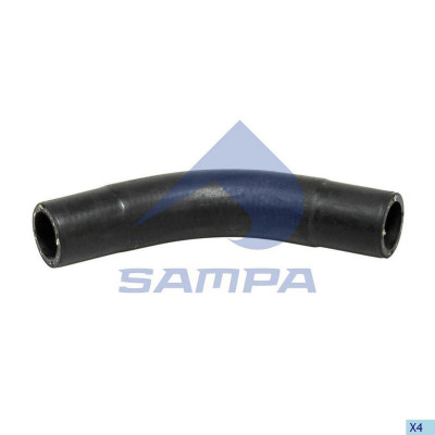 SA 030385 Патрубок радиатора отопителя