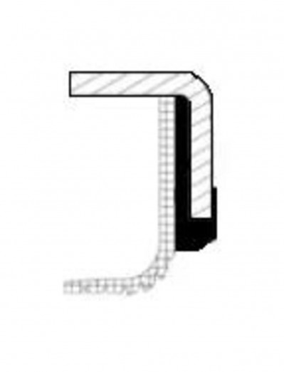 19037225B Сальник к/в 152.5*171.5*11