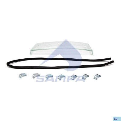 SA 024160 Стекло фары правое MAN L/M/F 3 серия 2000