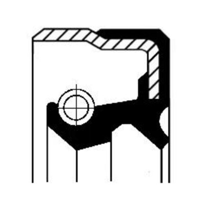 01019887B Сальник ступицы 160*180*10 MAN F90/2000/TGA/MB Actros