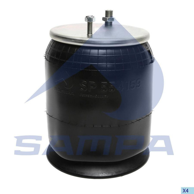 SA SP554159KP09 Пневморессора в сборе со стаканом 1 шп.+1шп.-шт. — 1