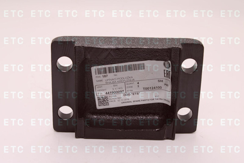 T00124100 Крышка скобы рессоры — 3