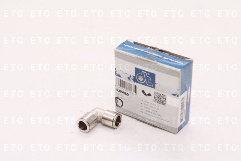 DT 985960 Фитинг металлический угловой 10 mm — 1