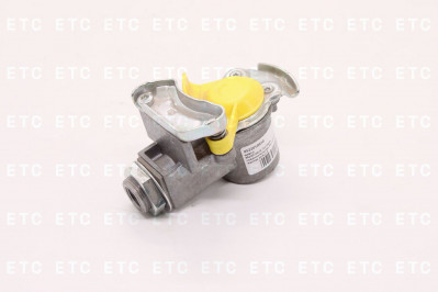 9522010010 Головка соединительная тормозной системы прицепа без клапана желтая М16х1,5