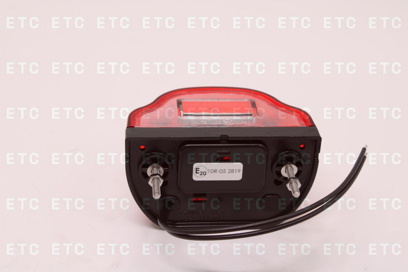 409 Фонарь освещения номерного знака W72 LED 9V-36V IP68 размеры 101*59*60мм — 3